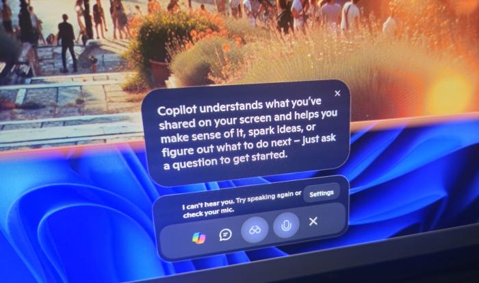 Share with Copilot button on the taskbar for Windows 11